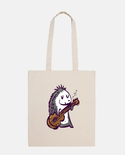 Bolsa erizo rockero musical cuqui diseño de gr