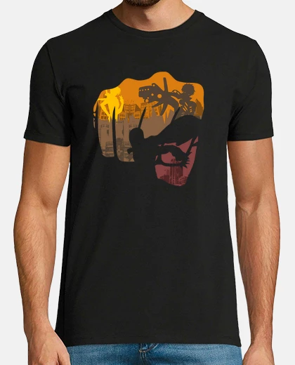 T-shirt eroe pugno