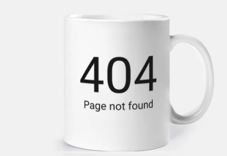 Mug erreur 404 - page not