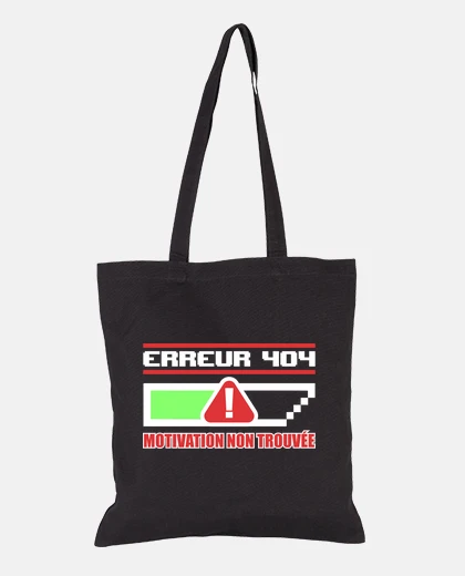 Sac Erreur 404 Motivation non trouvée