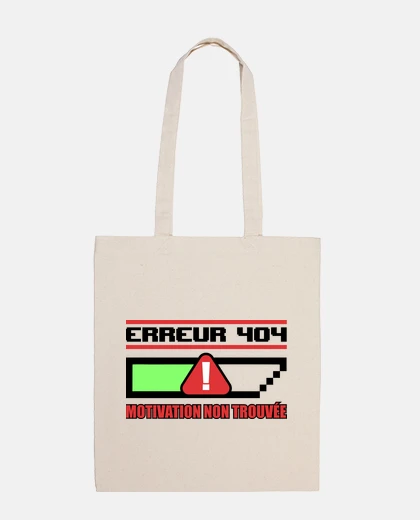 Sac Erreur 404 Motivation non trouvée