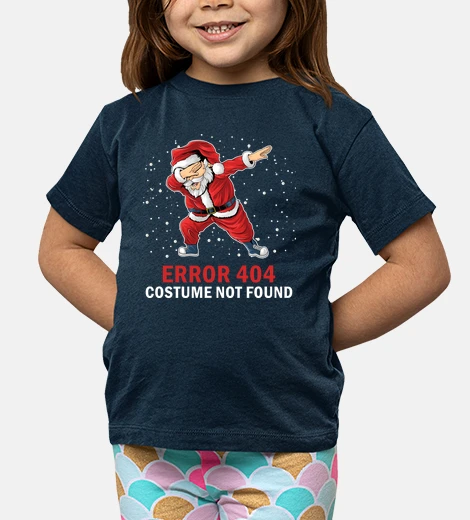 Kids error 404 costume not found christmas