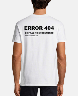 Error 404. Disfraz no encontrado