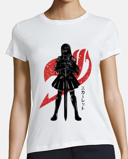 T-shirt erza cremisi