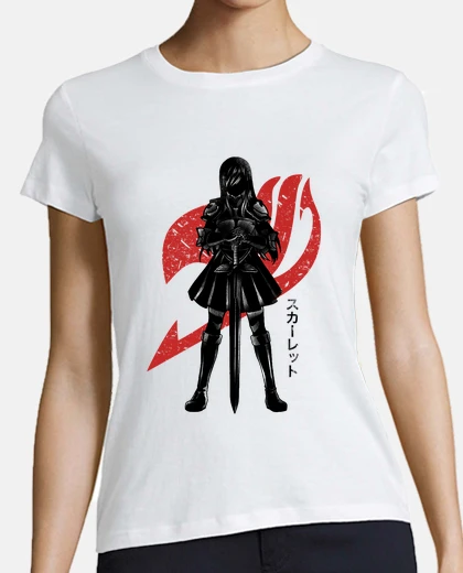 T-shirt erza cremisi