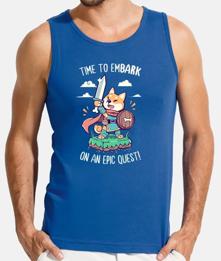 Camiseta es hora de embarcarse en una búsqueda épica: camiseta sin mangas para hombre