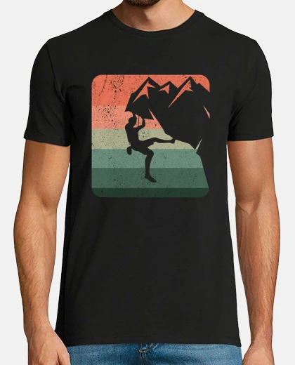 Camiseta escalada montañismo boulder