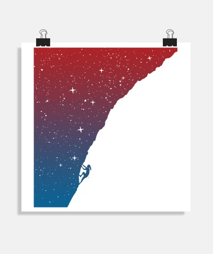 Poster escalade nocturne ii