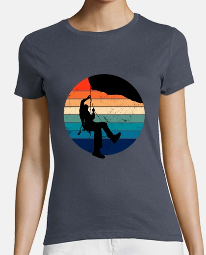 Tee-shirt escalade vintage au rappel dans vide