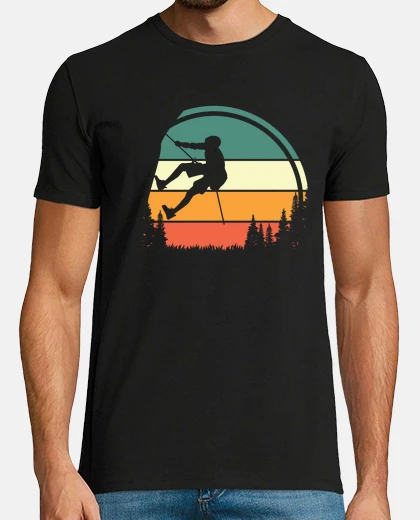 Camiseta Escalador Vintage Escalada Montañismo