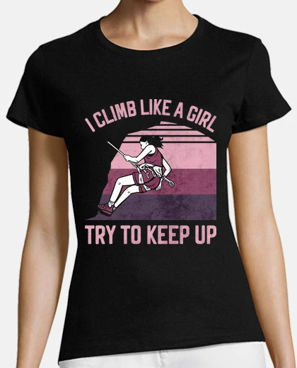 Camiseta escalo como una niña gracioso regalo es