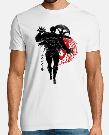 Tee-shirt escanor cramoisi