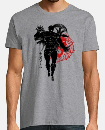 Tee-shirt escanor cramoisi