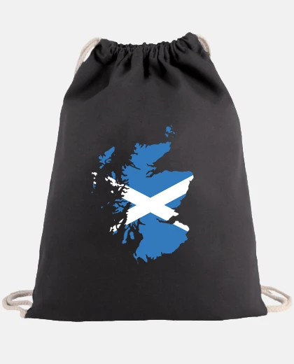 Bolsa Escocia bandera mapa gaitas