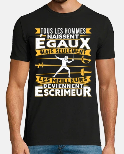 Tee-shirt Escrime Escrimeur