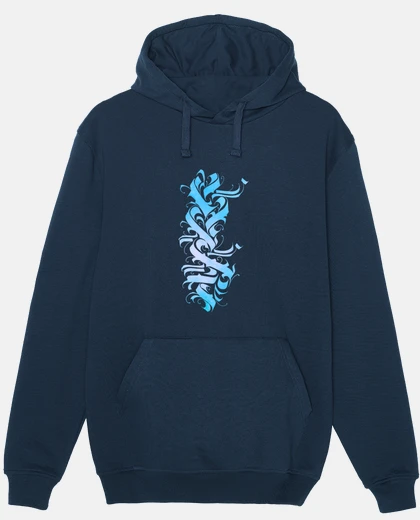 Sudadera escritura con pluma fuente