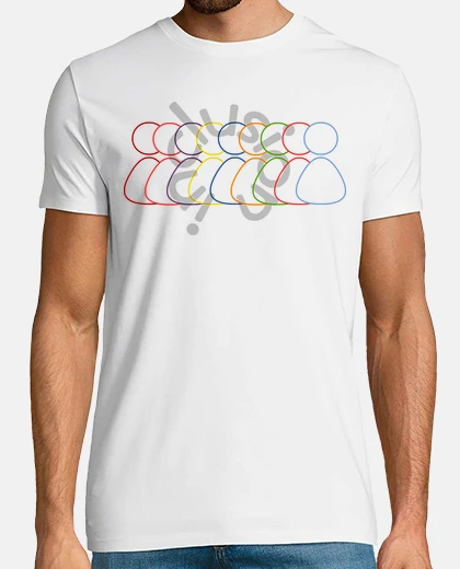 Camiseta escritura de inclusión de cultura inclu
