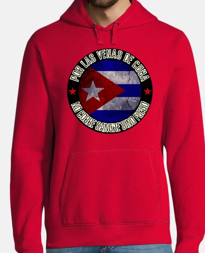 Sudadera Escudo Bandera de Cuba