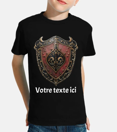 Ropa escudo edad media juego de rol vintage para personalizar retro antiguo