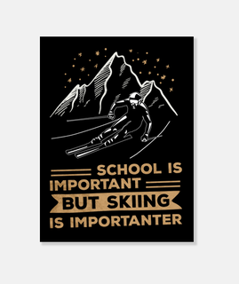 escuela importante el esquí es importan