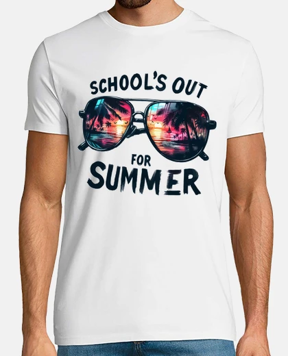 Camiseta escuelas divertidas para el verano