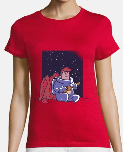 Tee-shirt Espace astronaute ukulélé