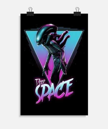 Poster espace profond
