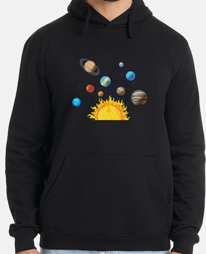 Sudadera espacio del sistema solar