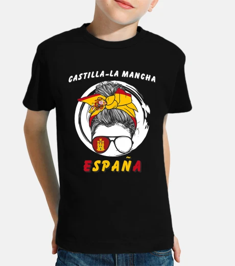 Kids Espana Castilla La Mancha Flag Spanish