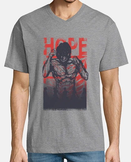 Camiseta esperanza y destructor - ataque a titán