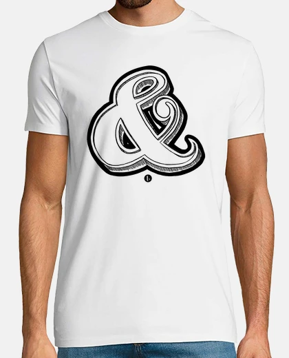 Tee-shirt esperluette - noir