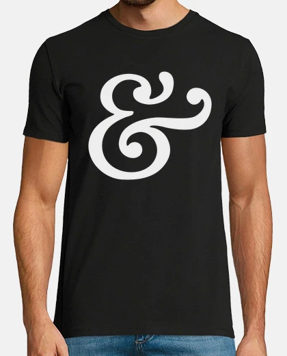 Tee-shirt esperluette blanc