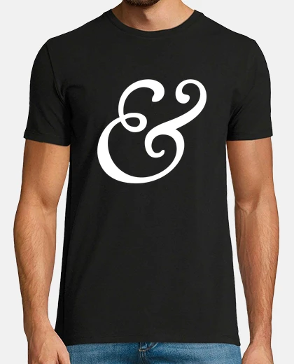 Tee-shirt esperluette, vieux style goudy