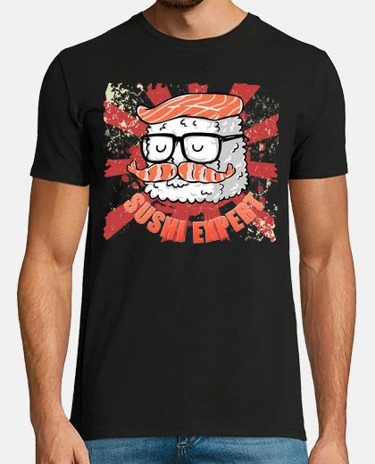 T-shirt esperto di sushi