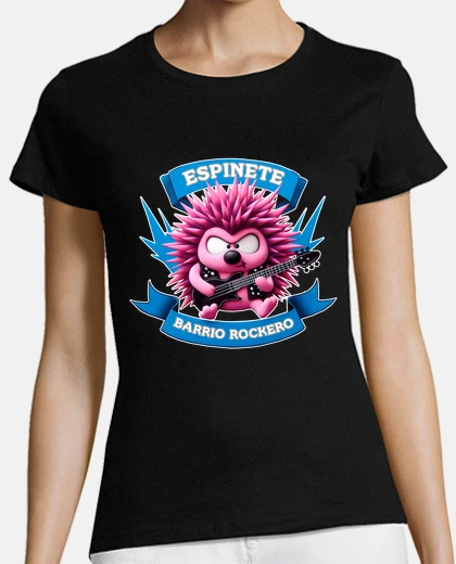 Playera Espinete rockerto. Series frikis de los años 80 y 90