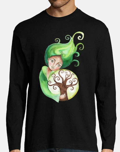 Camiseta Espíritu Tierra hombre manga larga