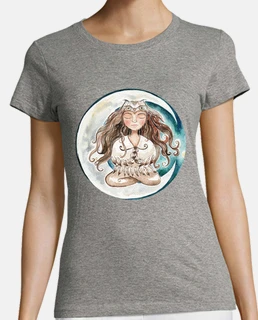 Espíritu Luna mujer manga corta
