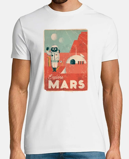 T-shirt esplora la marcia