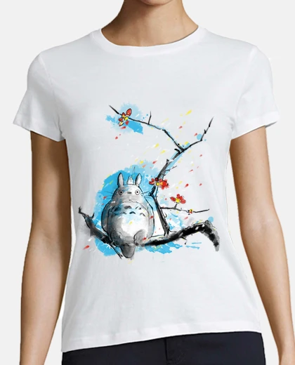 Tee-shirt esprit de la forêt a la hokusai