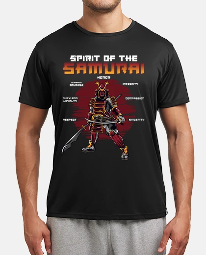 Tee-shirt esprit samouraï ninja japonais anime manga otaku japon