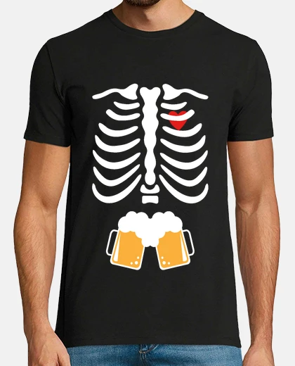 Playera Esqueleto Cervecero