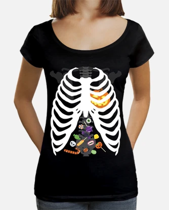 Camiseta esqueleto halloween hotsell