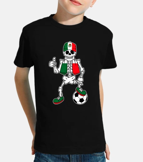 Ropa Esqueleto Hincha De Futbol Mexico Fan Afición Deporte 