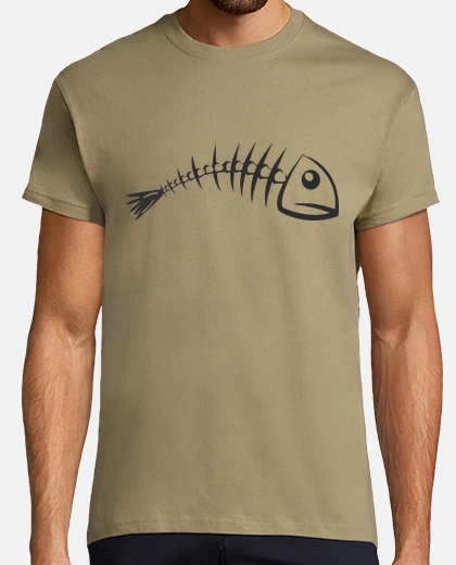 Camiseta Esqueleto Pescado / Raspa / Pez