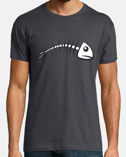 Camiseta Esqueleto Pescado / Raspa / Pez