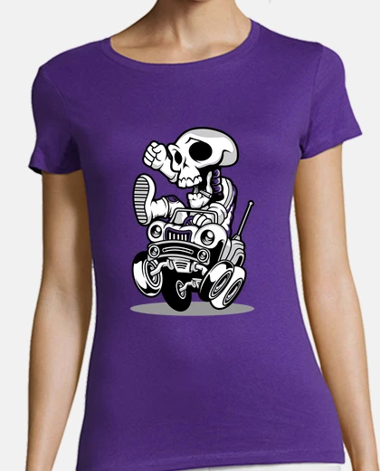 Playera ESQUELETO PILOTO DE CARRERAS