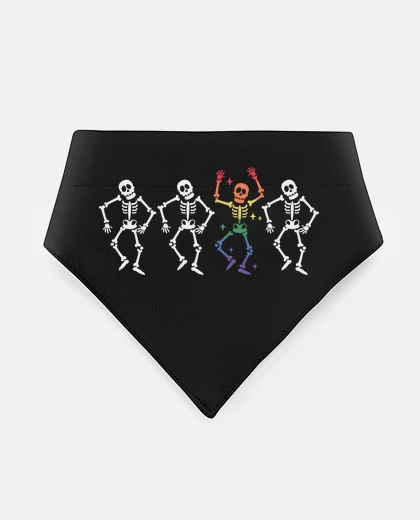 Mascotas ESQUELETOS HALLOWEEN ARCOIRIS LGTB