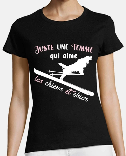 Playera esquí idea de regalo deporte esquiador 
