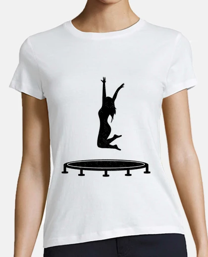 Tee-shirt Esquisse d une fille trampoline