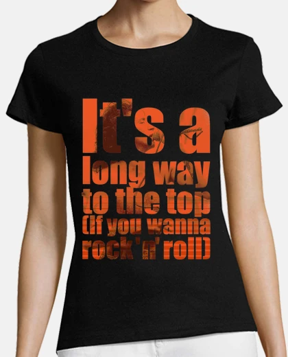 Tee-shirt est un long chemin vers le sommet w